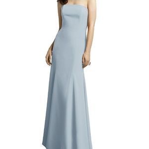 Dessy Bridesmaid Dress Strapless Mist 2935 Size 4